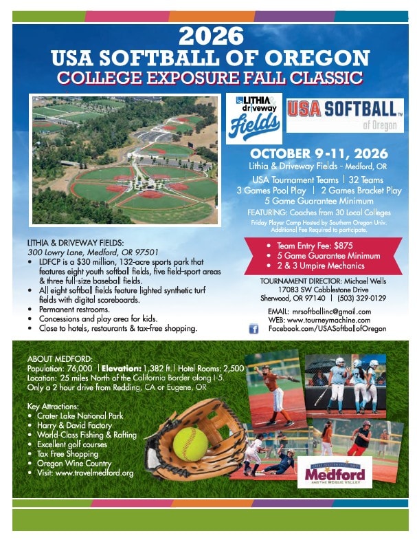 2026 Fall Classic tournament flyer